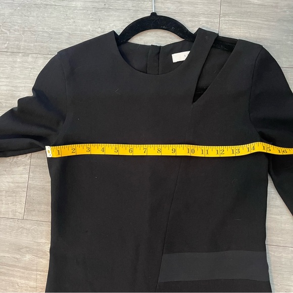 Designer IRO Stylish Black Assymetrical Dress with cutout - Picture 10 of 13